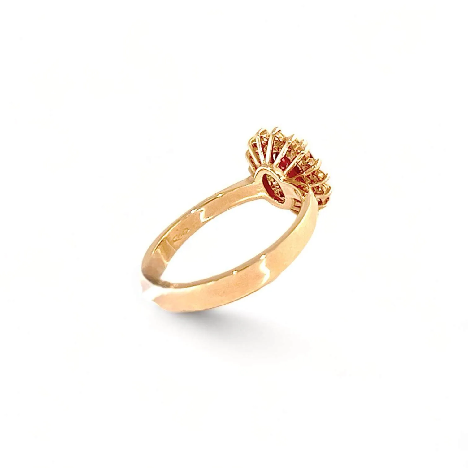 Anello rubino e diamanti oro rosa BON TON art.AN2393