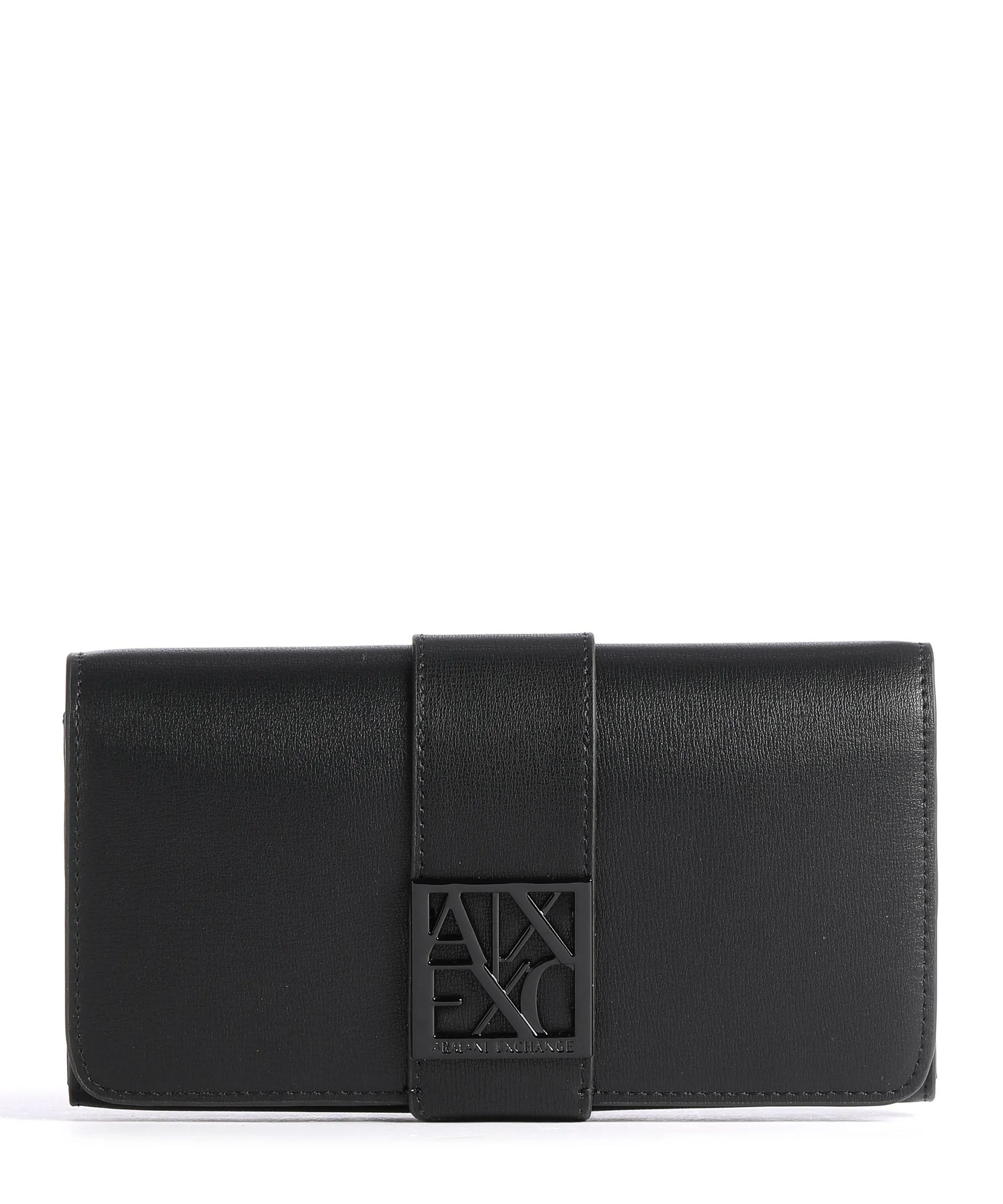  Armani Exchange Portafoglio pelle sintetica nero  