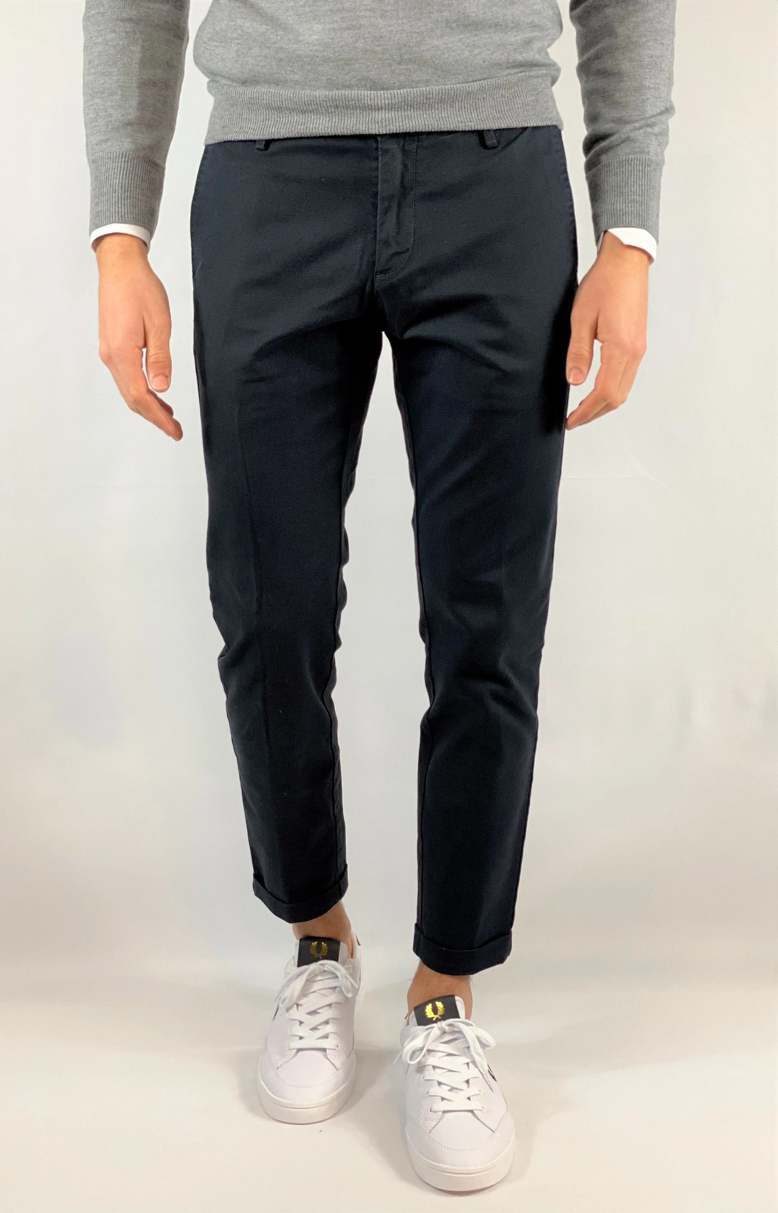 Atpco Pantalone Micro Operato Blu