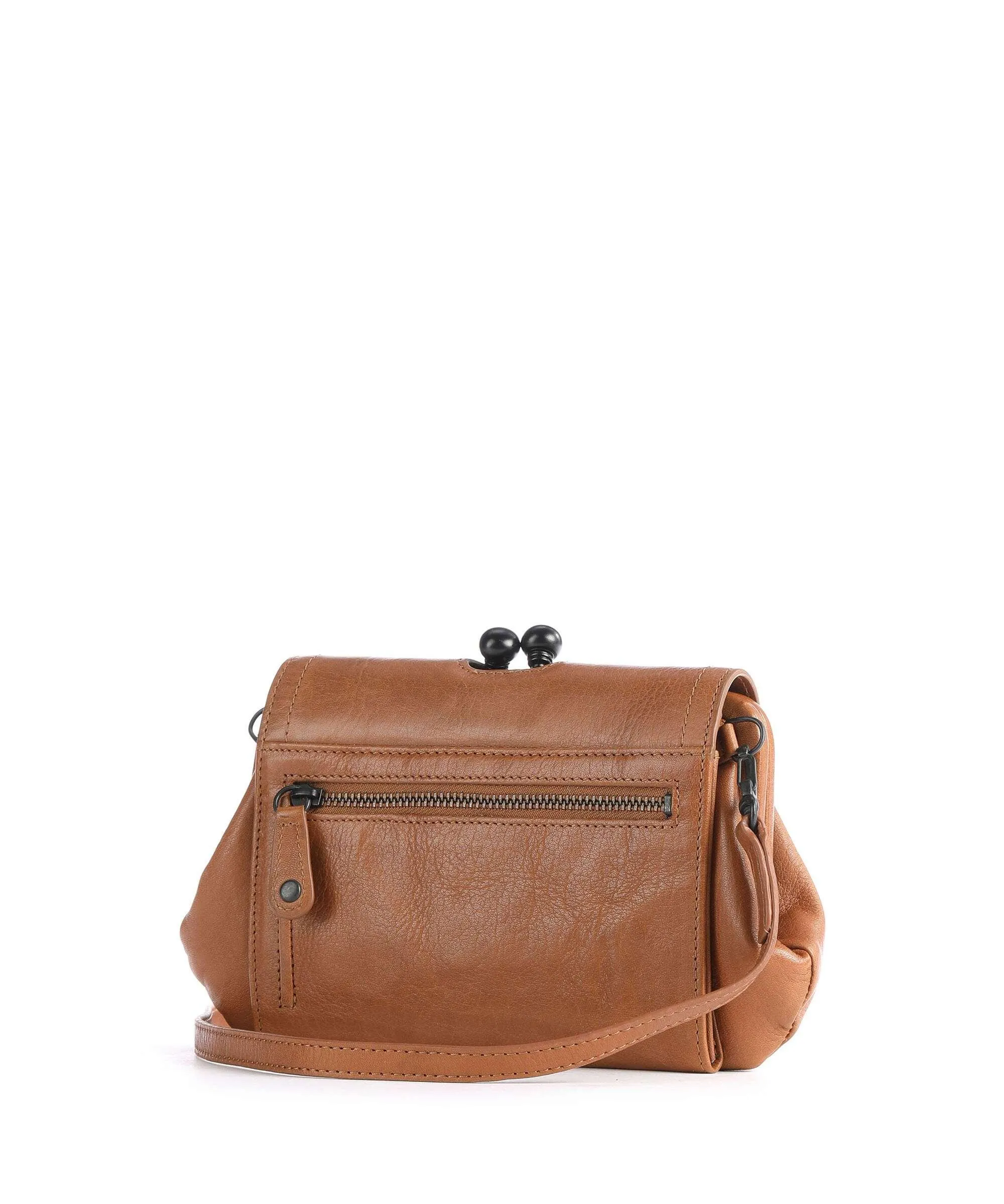  Aunts & Uncles Grandma's Luxury Club Mrs. Whoopie Pie Borsa a tracolla pelle di vacchetta finemente grana caramello  
