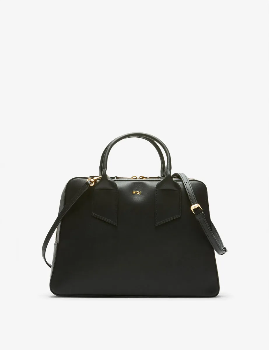 bauletto big leather nero