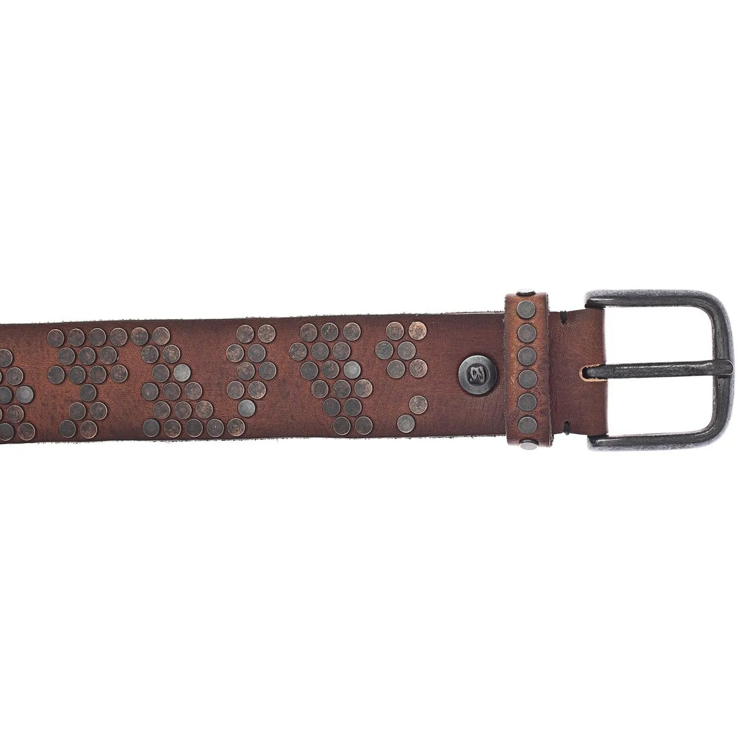 b.belt Cintura con borchie in pelle