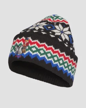Berretto con lana da uomo Polo Ralph Lauren Bear Fairisle Beanie 449923740-999