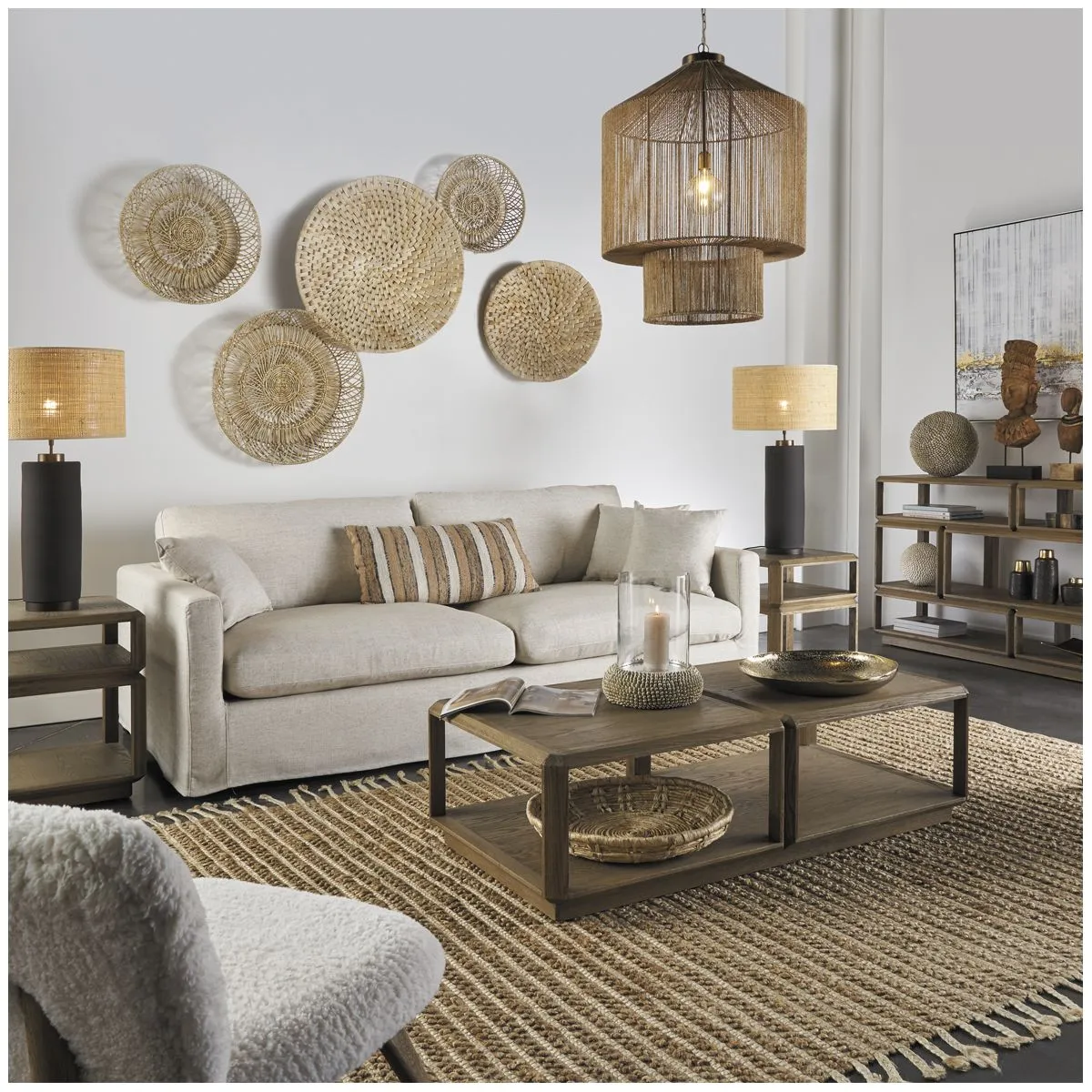  BLANC D'IVOIRE   BOCCA - Décoration murale bocca - moyen modèle | Beige