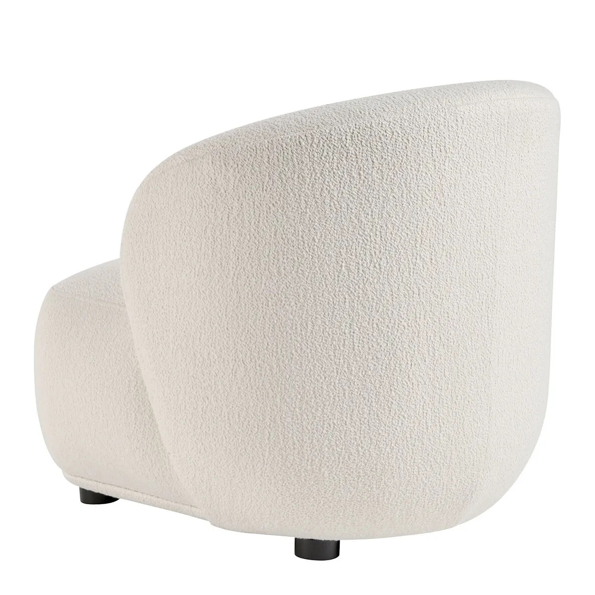 BLANC D'IVOIRE   LISETTE - Fauteuil lisette en bouclette | Beige