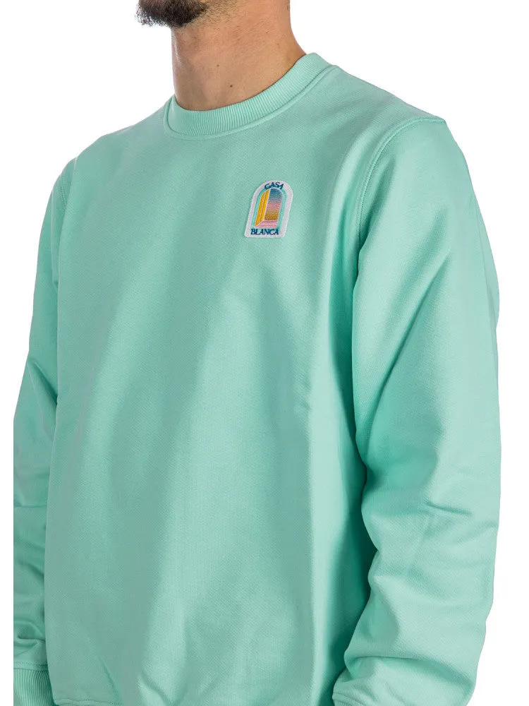 CASABLANCA Felpa L'ARC PATCH COLORE