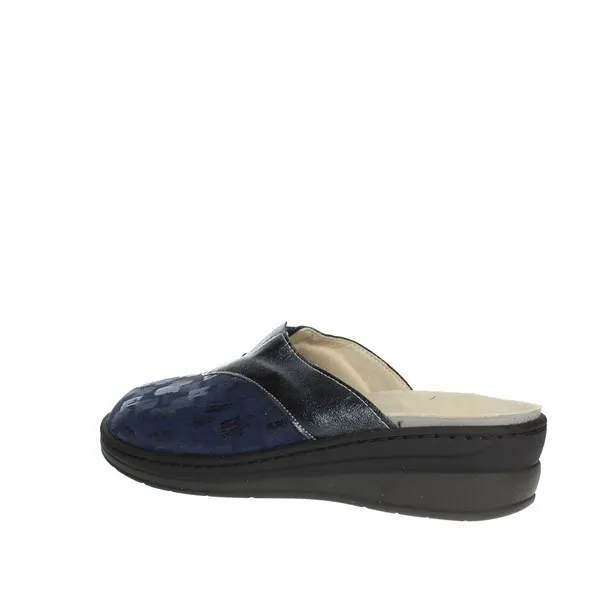 Cinzia Soft  CIABATTA INVERNALE MZ1202 BLU