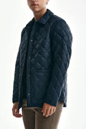 Giubbino trapuntato NEWTON QUILT blu 