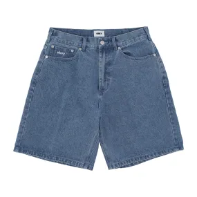 Jeans Corto Uomo Bigwig Baggy Denim Short Light Indigo