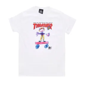 Maglietta Uomo Kid Cover Tee White