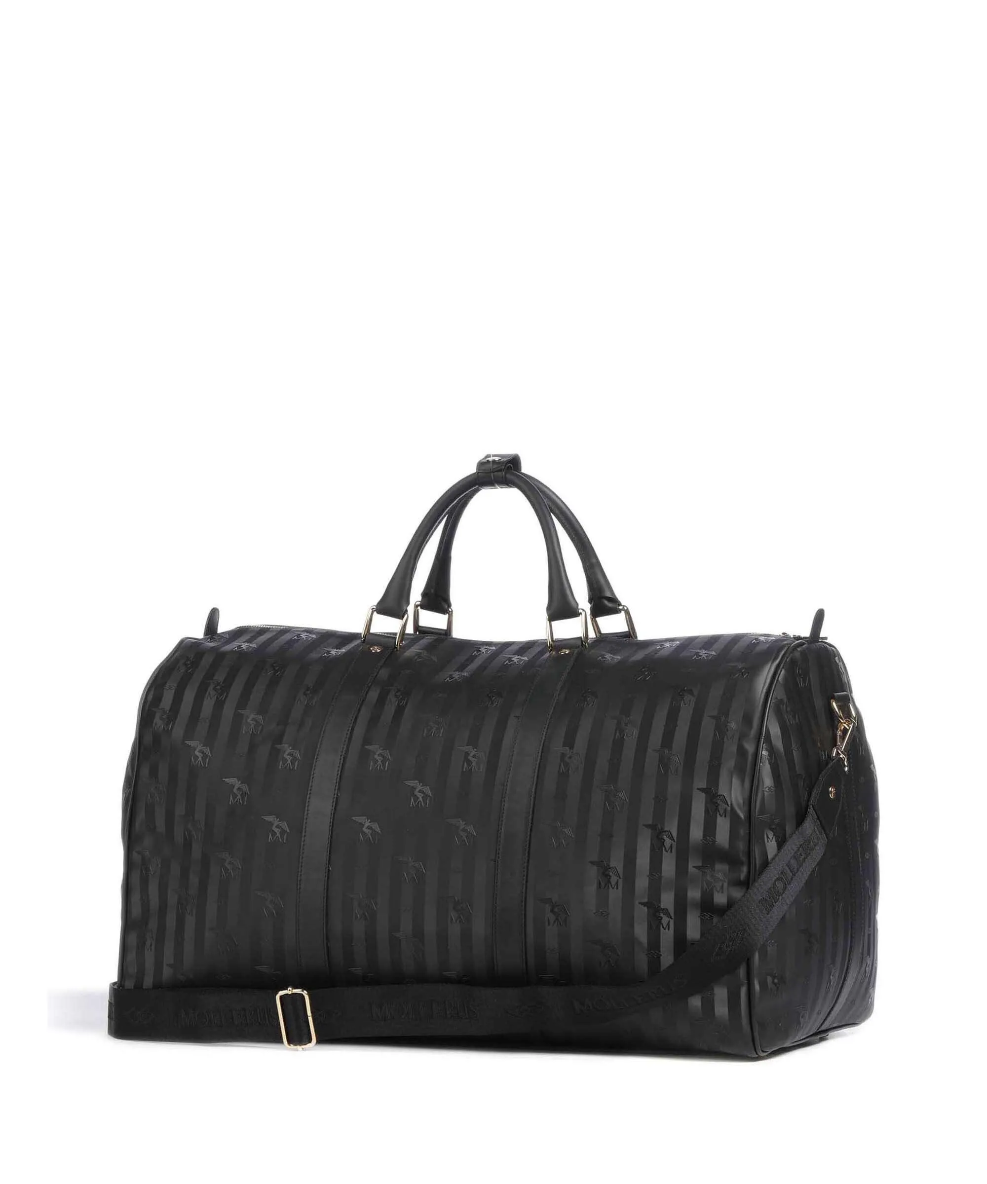  Maison Mollerus Vinerus Fluela Borsone da weekend nero 54 cm  