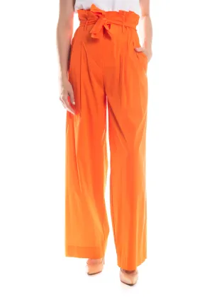 MEMJS - PANTALONE PAPER BAG A VITA ALTA