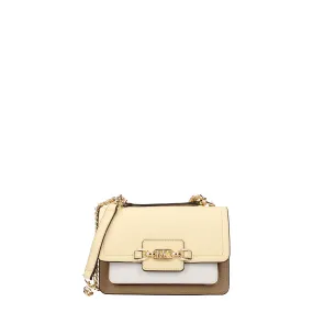Michael Kors Borse a Spalla Heather xs Donna Pelle Beige/Marrone Chiaro