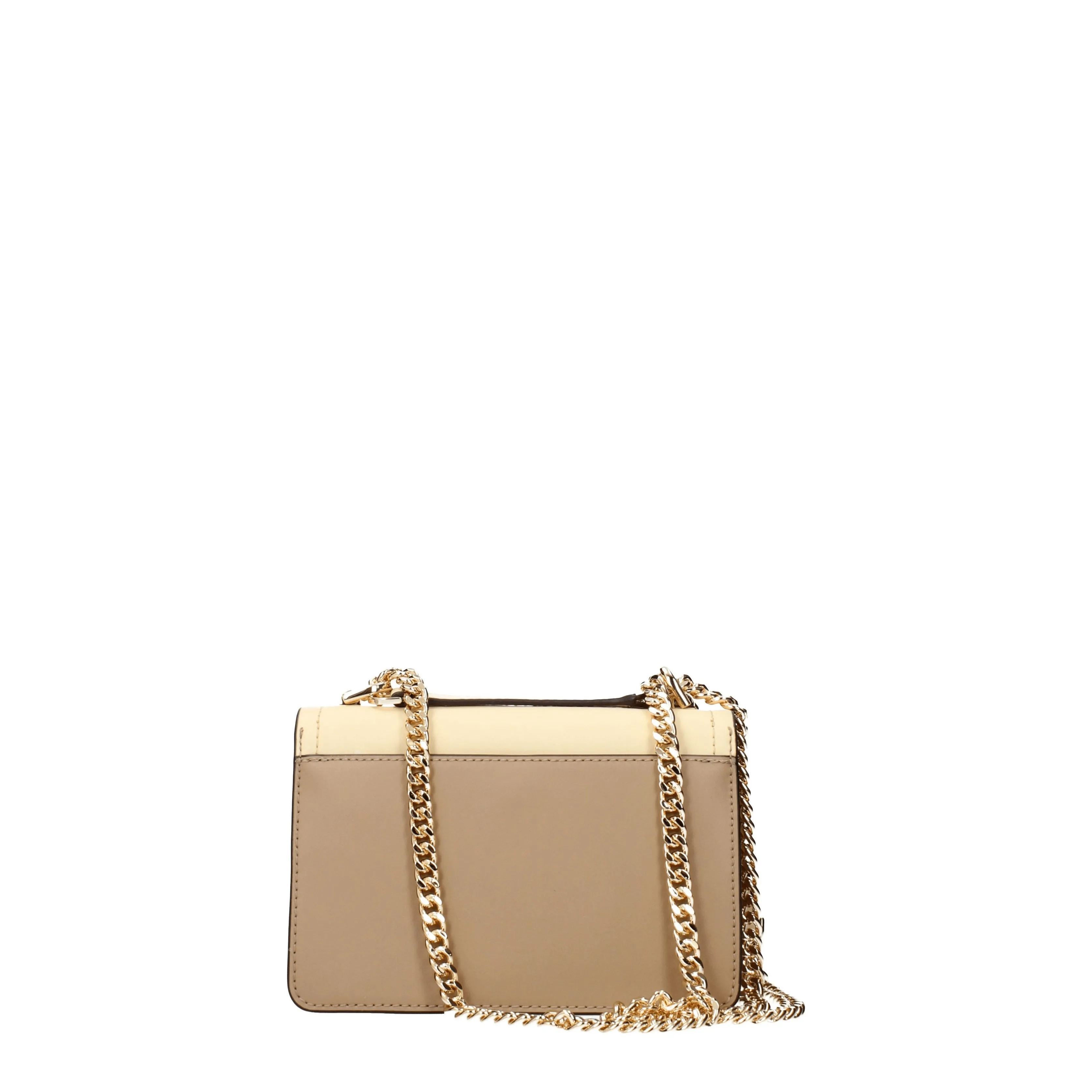 Michael Kors Borse a Spalla Heather xs Donna Pelle Beige/Marrone Chiaro