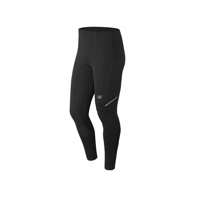 NEW BALANCE PRINTED IMPACT TIGHT PANTALONE RUNNING UOMO - NB DRY - NERO