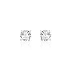 Orecchini Lobo Punto Luce Diamazing Oro Bianco 750/1000 Diamante Bianco 0,2 ct 1669215