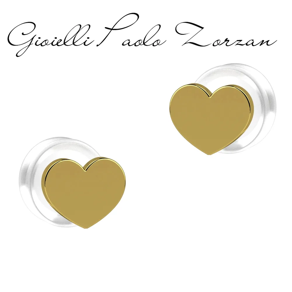 Orecchino Nanan con cuore in oro giallo 9 kt NGLD0034