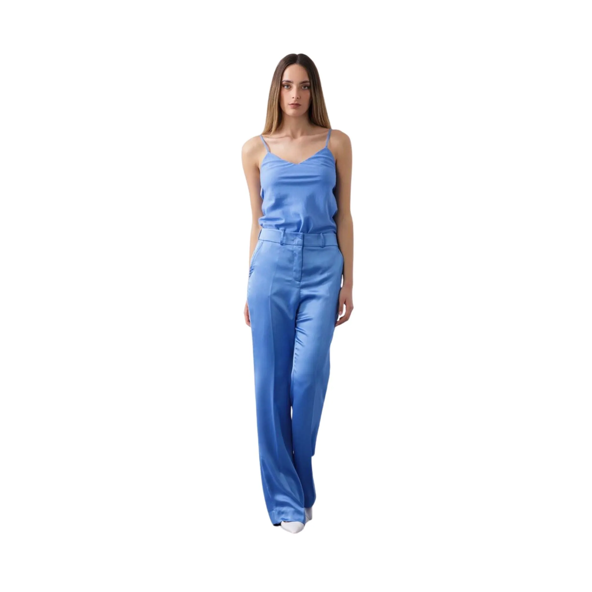 Pantalone Donna con fondo a palazzo