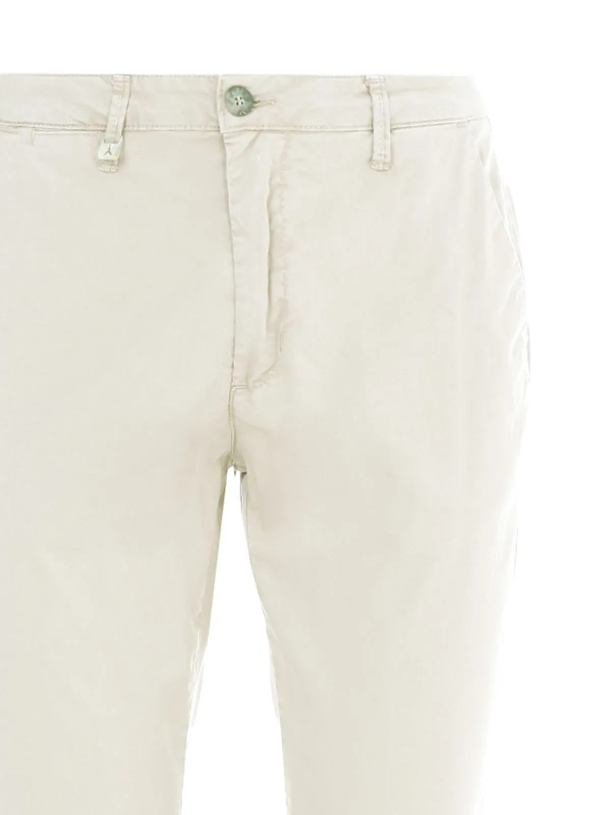 PANTALONE "FIORENTINO 02" PANNA IN COTONE