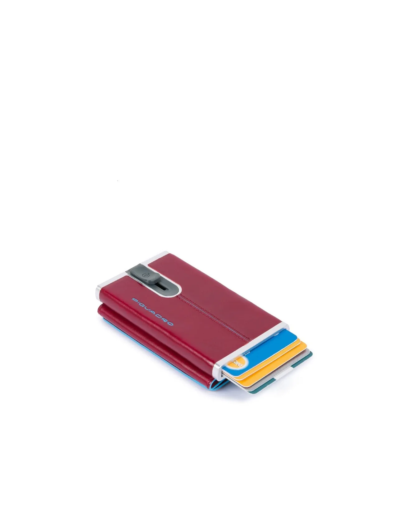 Piquadro - Compact wallet per banconote e carte di credito Blue Square - PP4891B2R | Studioarch.com