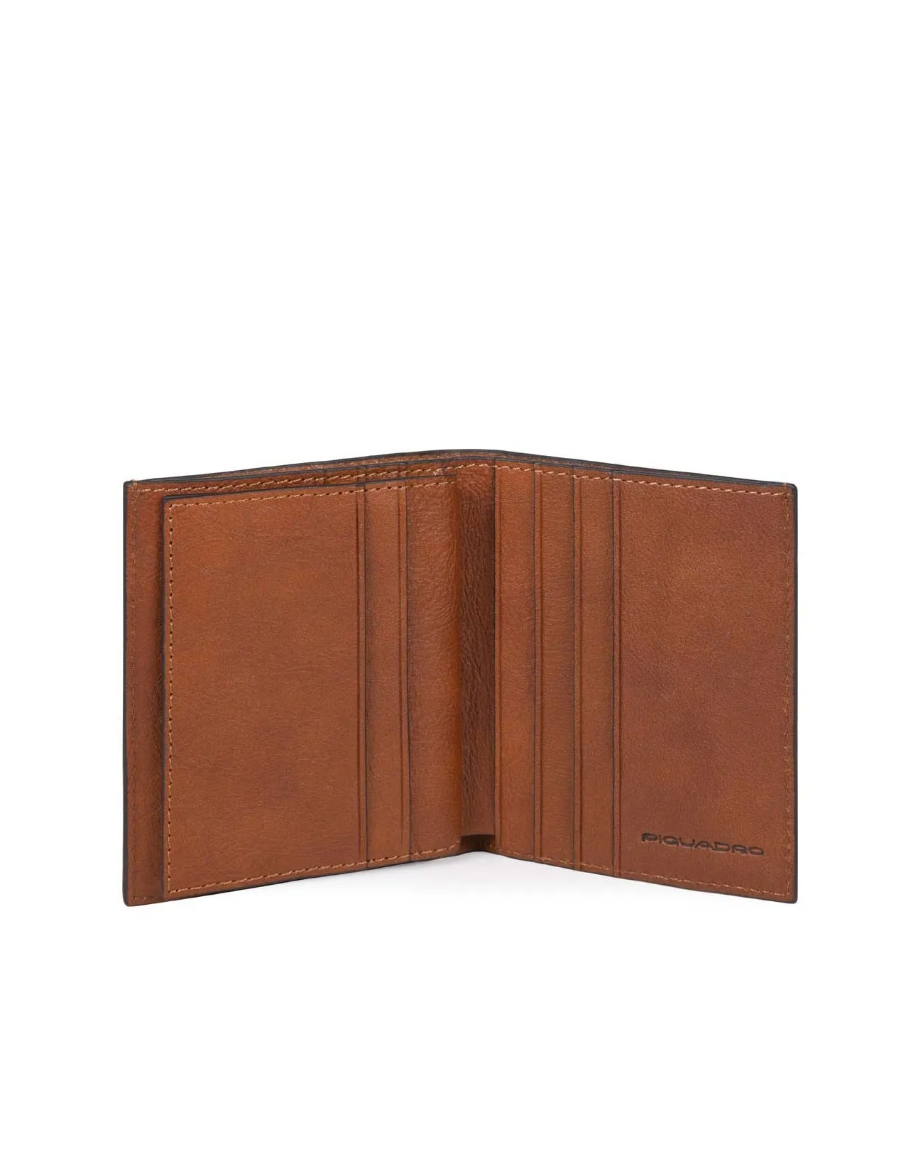 PIQUADRO - Porta carte di credito in pelle - Cuoio naturale - PP1518B3R/CU | Studioarch.com
