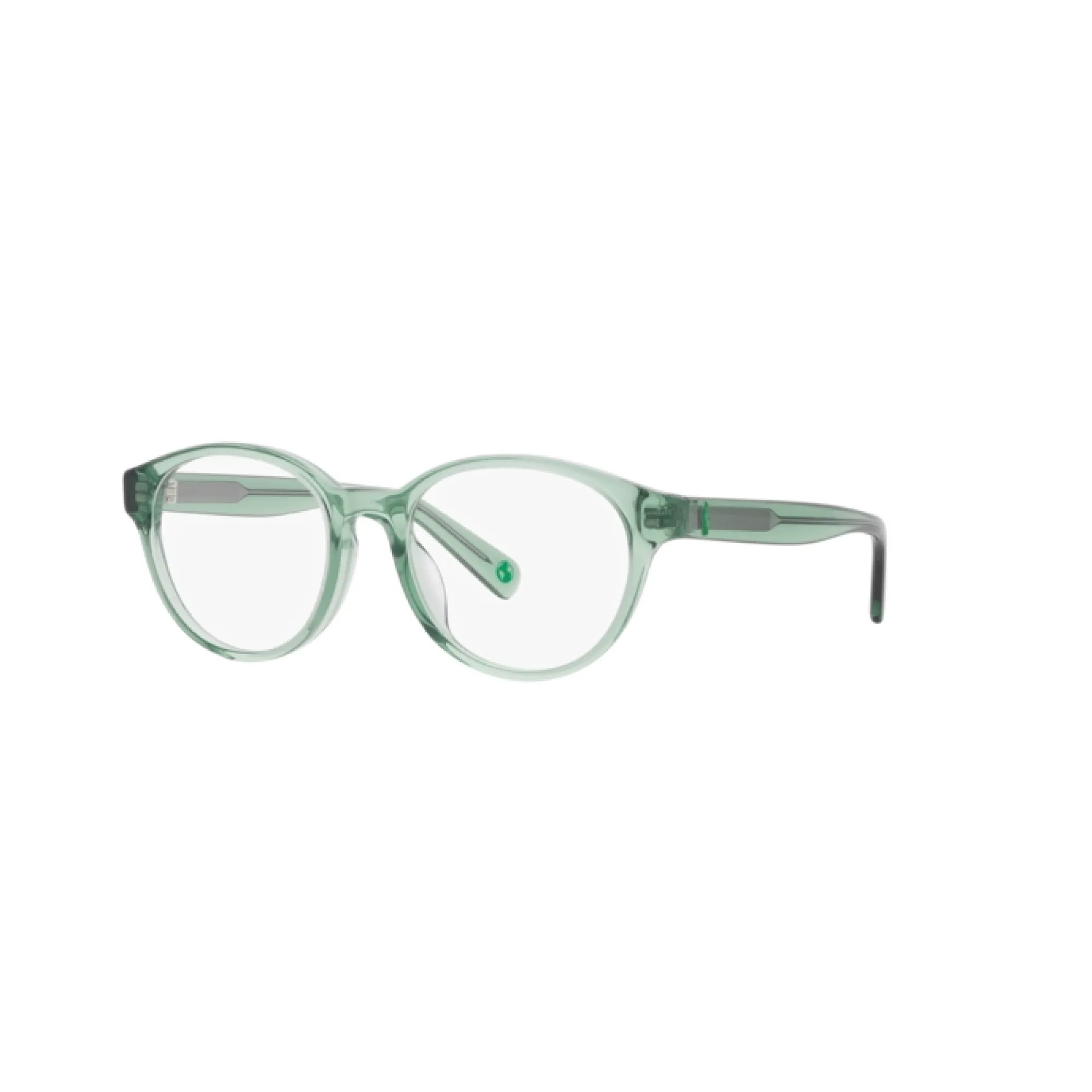   Polo PP 8546U - 6099 Verde Brillante Trasparente | Occhiale Da Vista Bambino Unisex 