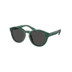   Polo PP 9505U - 608487 Verde Brillante Trasparente | Occhiale Da Sole Unisex 