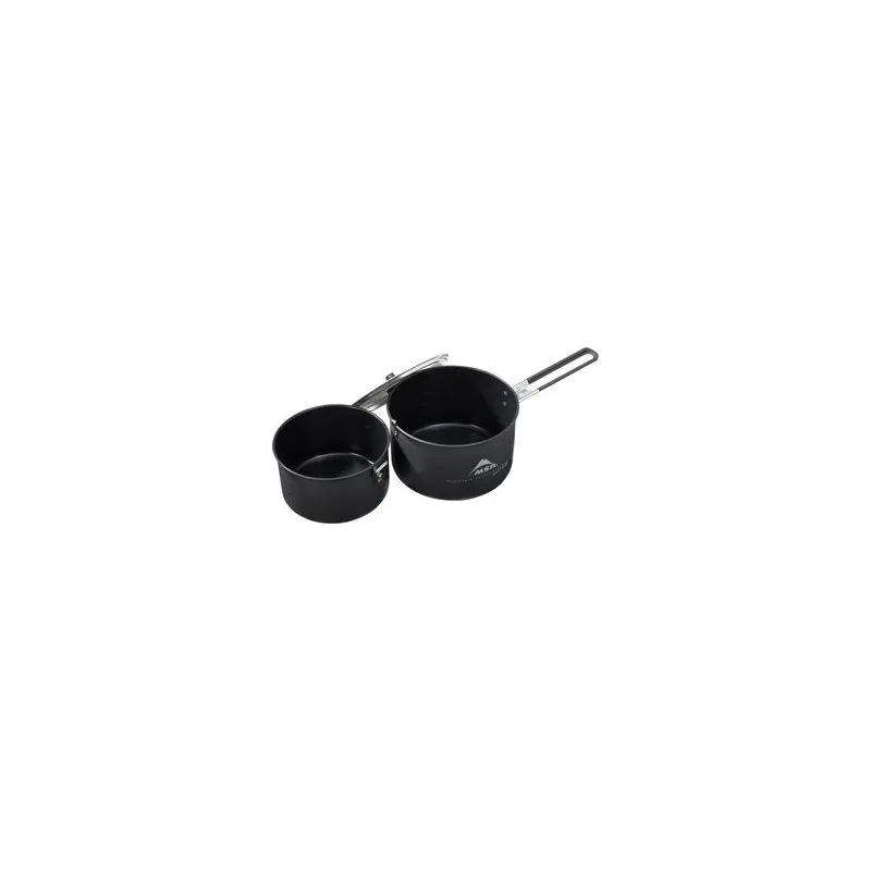 Popote con 2 pentole in ceramica antiaderente MSR Set di 2 pentole in ceramica