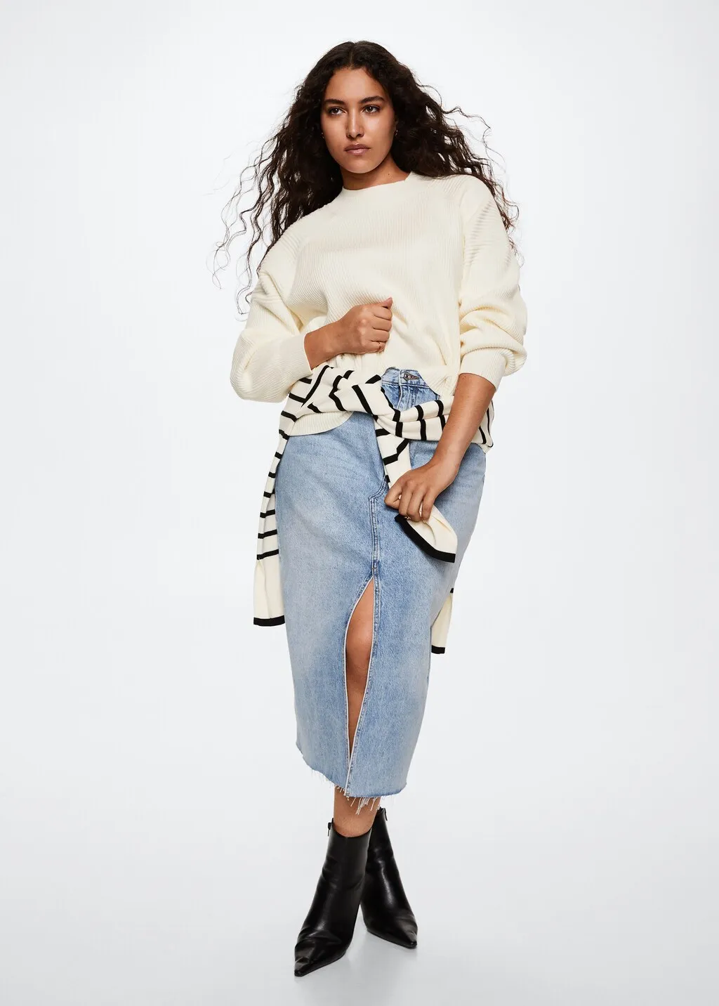 Pullover coste collo Perkins