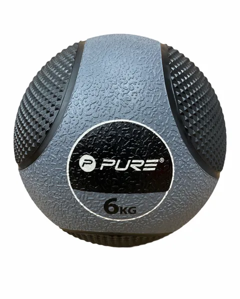 Pure 2Improve Palla medica da 6 Kg grigio-nero Medicine Ball P2I110040