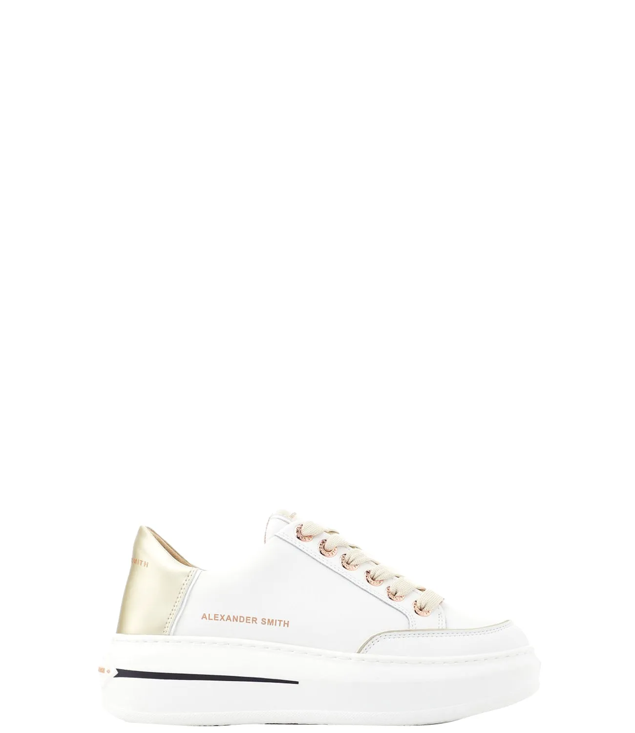Sneakers Lancaster white gold