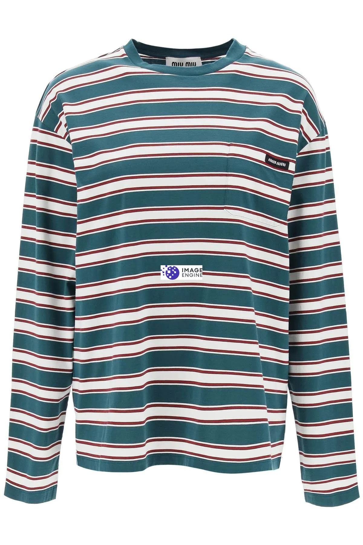 T-Shirt a maniche lunghe a righe