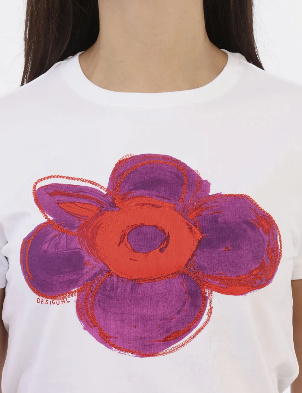 T-Shirt Desigual Bianco