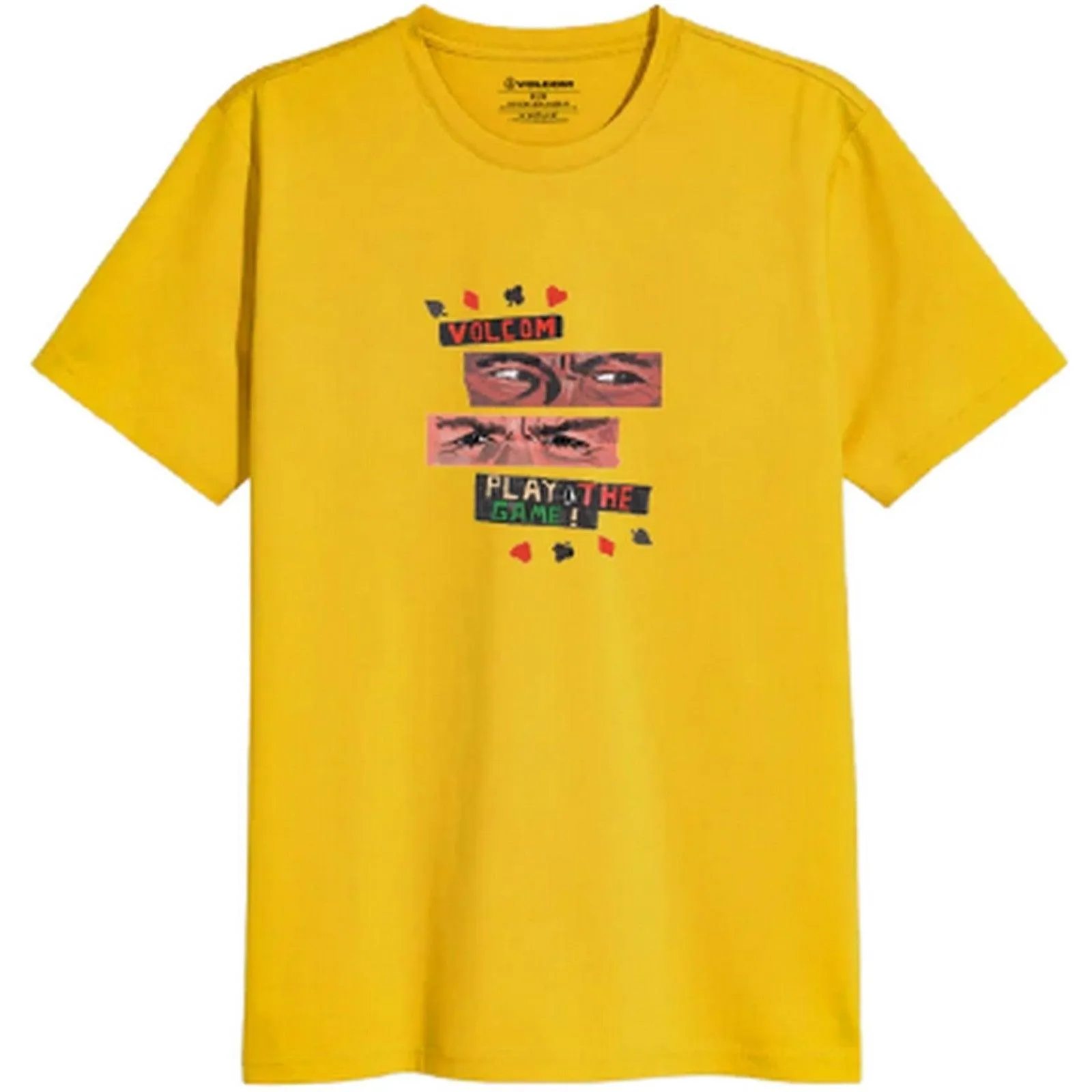T-shirt Uomo Volcom - Westgames Bsc Sst - Giallo