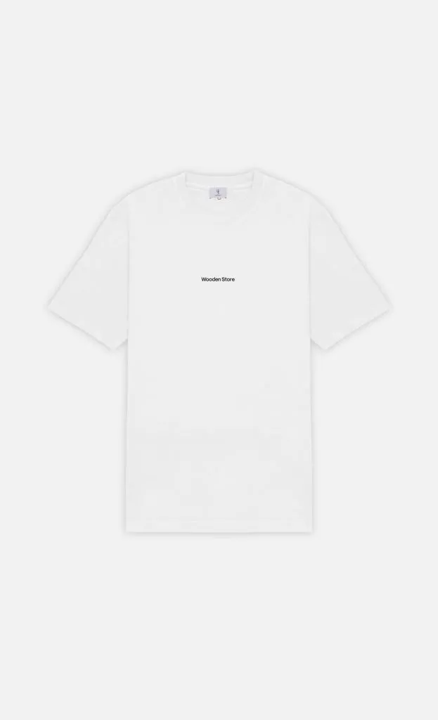 T-shirt Wooden Store – Bianco