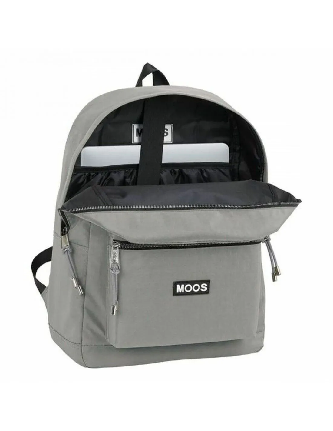 Zaino per Portatile Moos 15,6'' Grigio Chiaro